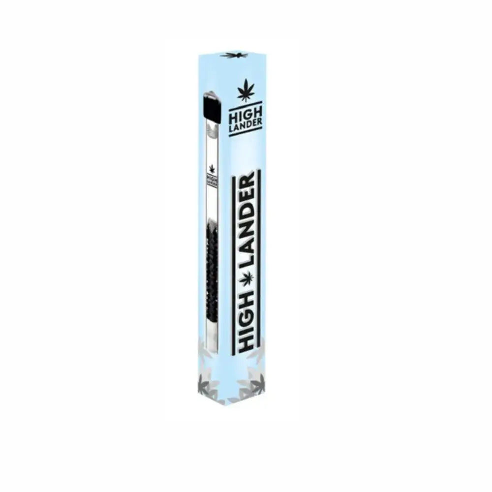 Highlander Activetube Pfeife in stilvoller Verpackung, ideal für die manuelle Verdampfung von Kräutern.